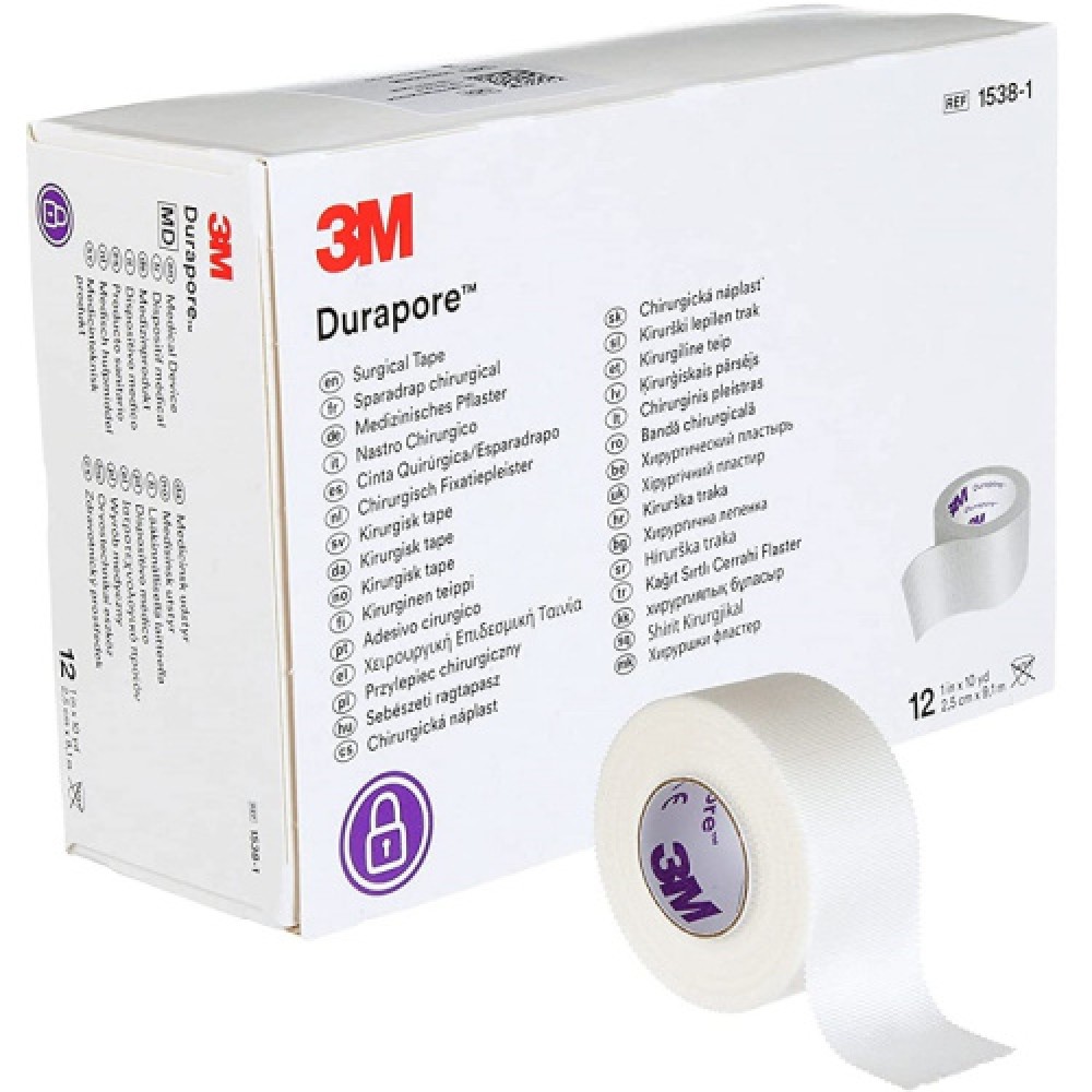 3M Durapore Χειρουργική Επιδεσμική Ταινία - 2,5cm x 9.1m