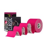 REA Tape Classic Κινησιολογική Ταινία 5cm x 5m Μπλε/Ροζ - Ροζ