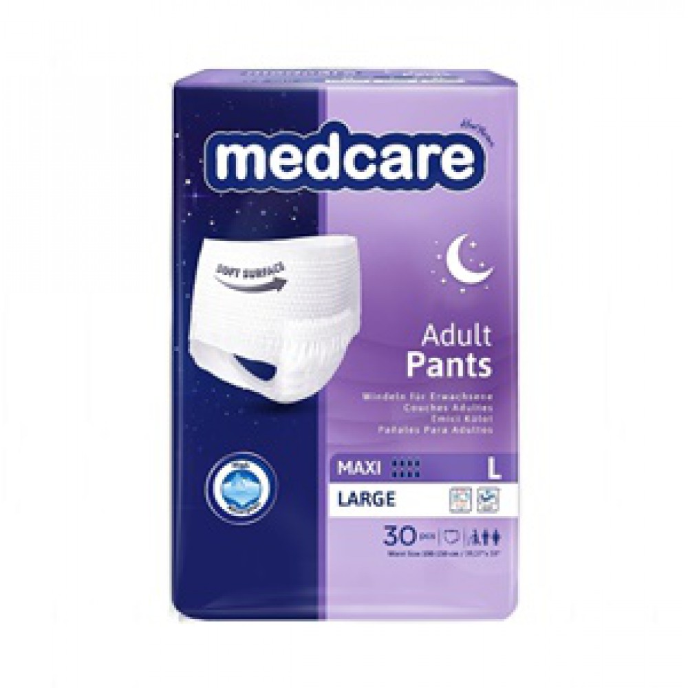 MedCare Βρακάκια Ενηλίκων Maxi-Νύχτας (30Τεμ) - Large