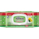 Wet Hankies Μαντηλάκια Μεγάλη Συσκευασία με Καπάκι - Πράσινο(Λεμόνι)