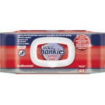 Wet Hankies Μαντηλάκια Μεγάλη Συσκευασία με Καπάκι - Κόκκινο(Extra Safe)
