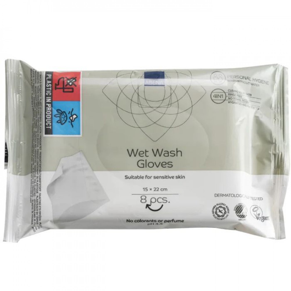 Abena Wet Wash Gloves - Υγρά Γάντια Καθαρισμού Ασθενών