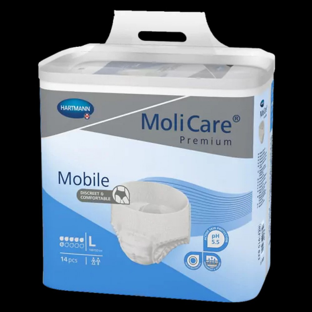 MoliCare® Premium Mobile 6 Σταγόνων - Βρακάκια Ακράτειας Ημέρας (14 Τεμ) - Medium