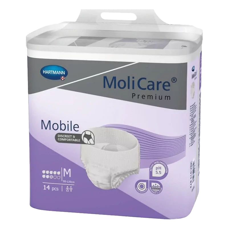 MoliCare® Premium Mobile 8 Σταγόνων - Βρακάκια Ακράτειας Νύχτας (14 Τεμ) - Medium