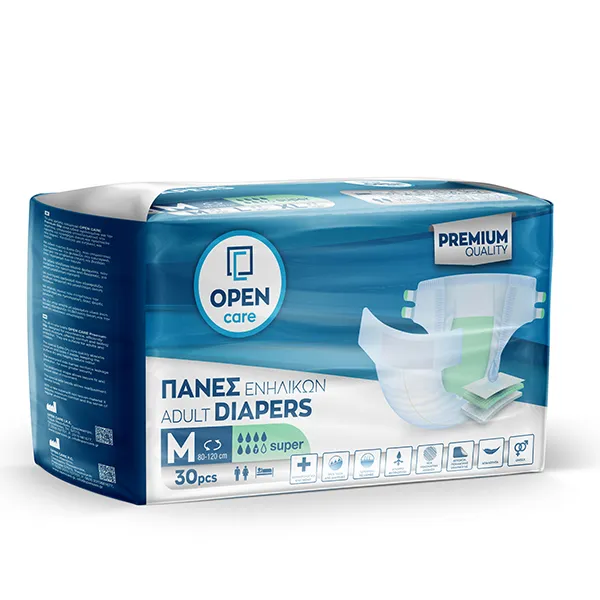 Πάνες Ενηλίκων Open Care Super Adult Diapers - Large