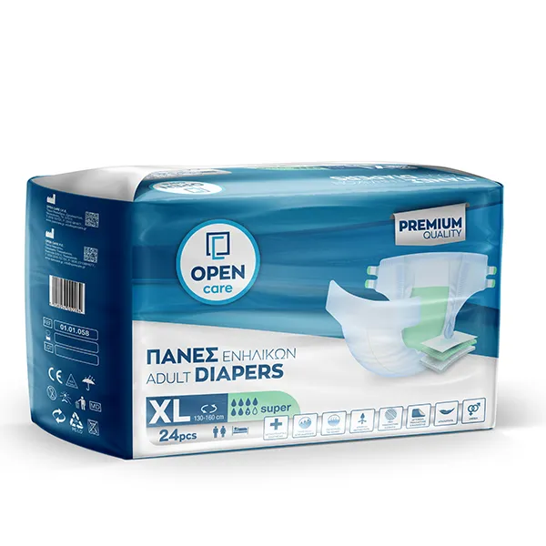 Πάνες Ενηλίκων Open Care Super Adult Diapers - XLarge