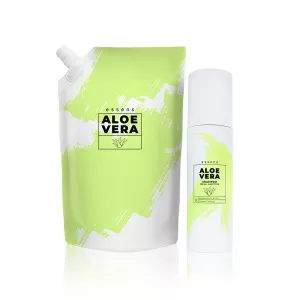 Σετ– Aloe Vera Σαμπουάν για όλους τους τύπους μαλλιών + Refill (200 ml + 500 ml)